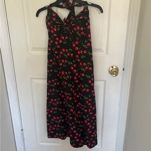 Hot topic halter cherry dress